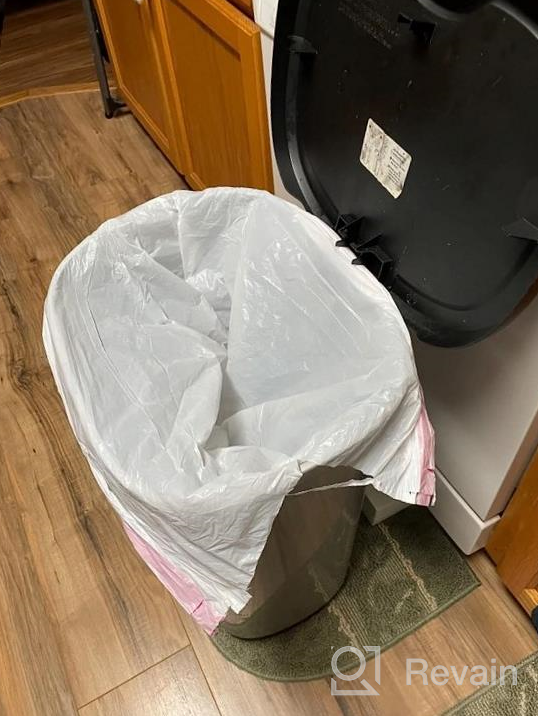 img 1 attached to 🗑️ Reli. Tall Kitchen Drawstring Trash Bags 13 Gallon 250 Count Bulk - White Garbage Bags for Efficient Kitchen Waste Disposal review by William Gildea