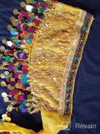 img 1 attached to MUNAFIE Women'S Belly Dance Hip Scarf Skirt For Festivals And Performances review by Steven Notsinneh