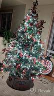 картинка 1 прикреплена к отзыву Upgrade Your Christmas Tree With Hallops Galvanized Tree Collar - Adjustable Metal Skirt For Large To Small Trees (White, Standard) от Chris Crawford
