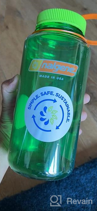 img 1 attached to 50% Recycled Plastic: Nalgene Sustain 32Oz Wide Mouth Water Bottle - BPA-Free & Eco-Friendly! review by Jason Hill