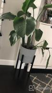 img 1 attached to 2-Pack Metal Plant Stand - Adjustable Width Fits 8 To 12 Inch Pots, Mid-Century Flower Holder For Corner Display - Black (Planter And Pot Not Included) review by Jim Young