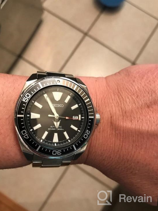 img 1 attached to Seiko Prospex Samurai SRPB51: Stainless Steel Automatic Dive Watch - 200m Water Resistance review by Jennifer Wible