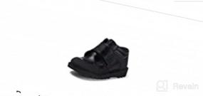 img 5 attached to 👟 Kickers Kick Mid Scuff J Черная Кожа 13 US Child: Прочная и Стильная Обувь для Активных Детей