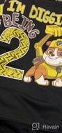 img 1 attached to Optimized Paw Patrol 2nd Birthday Shirt featuring Rubble's Digging Adventure review by Ken Cudal