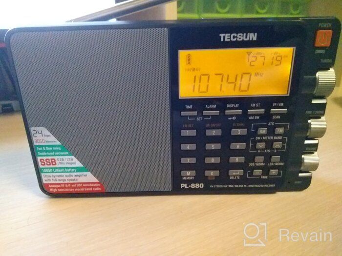 img 1 attached to Tecsun PL880 Portable Digital PLL Dual Conversion AM/FM, Longwave &amp; Shortwave Radio with SSB (Single Side Band) Reception - Silver review by Akmal Ibrahim Alex ᠌