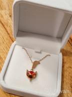 img 1 attached to SWINILAYA Rose Gold Plated Y Pendant Necklace for Women's Girls, Perfect Jewelry Gift for Christmas, Birthday, Valentine's Day | Comes with Fine Box review by Melissa Cook
