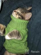 img 1 attached to Cozy Up Your Feline Friend With Our Turtleneck Cat Sweater – Perfect For Kitty, Chihuahua, Teddy, Poodle, Pug And Small Dogs! review by Brian Carrizales