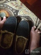 img 1 attached to Men'S RockDove Hearthfire Memory Foam Moccasin Slipper review by Marc Tufa