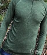 img 1 attached to Stay Warm With MERIWOOL'S Mens 100% Merino Wool Midweight Half Zip Sweater review by Brandon Wynen