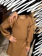 img 1 attached to Danna Belle Sweater Sleeve Apricot review by Albina Bloom