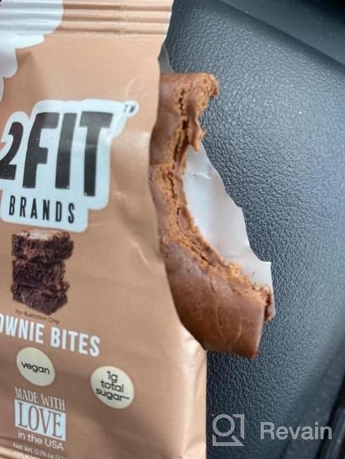 img 1 attached to 2FIT BRANDS Keto Brownie Bites - Low Carb, Low Sugar, Gluten-Free, And High In Protein - The Ultimate Healthy Snack For Chocolate Lovers review by Monique Larsen