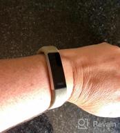 img 1 attached to Beyite Leather Bands: Perfect Fit For Fitbit Alta And Alta HR (5.5" - 8.1") review by Terry West
