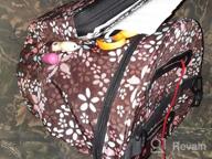 img 1 attached to Stay Organized And Knit On-The-Go With Looen'S Brown Yarn Storage Tote Bag, Featuring Ample Space, Portable Design, And Convenient Compartments! review by Doug Bundy