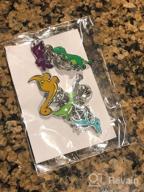img 1 attached to Dazzling Set of 6 Colorful Dinosaur Enamel Pins - Ideal Brooches for Clothing, Bags, Backpacks, Jackets, Hat - Perfect for DIY Crafts review by Katrina Brown