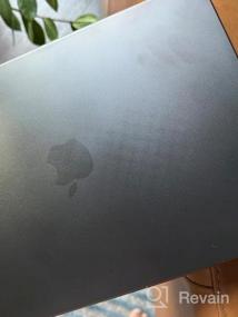img 7 attached to Твердый чехол GhostShell™ Frost Premium Premium для MacBook Pro 16 дюймов (A2141) 2019–2020 гг. с сенсорной панелью — серый, с текстурированной матовой поверхностью, устойчивый к царапинам (без резинового покрытия), совместимый с моделями на базе процессоров Intel