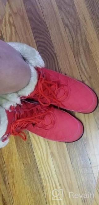 img 1 attached to DailyShoes Women'S Comfort Round Toe Mid Calf Flat Ankle High Eskimo Winter Fur Snow Boots review by Don Taniguchi