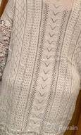 img 1 attached to 🧥 AlvaQ Open Front Long Cardigan for Women - Lightweight Lace Crochet, Casual Loose Button Down Sweater Knit Outwear review by Doug Davis