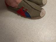 img 1 attached to Women's Canvas Espadrille Loafers, Size 41 (9.5); Men's Shoes review by Terry Herrera