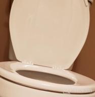 img 1 attached to 6 Pack - Centoco 900-001 Elongated Wooden Toilet Seat, Heavy Duty Molded Wood With Centocore Technology, White review by Brian Sage