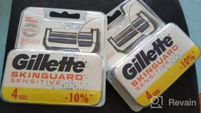 img 5 attached to 🪒 Бритва Gillette SkinGuard Sensitive для мужчин с ручкой и 3 сменными лезвиями для чувствительной кожи - в комплекте.