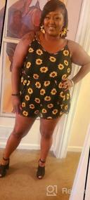 img 6 attached to Flaunt Your Curves This Summer With Nihsatin'S Plus Size Sunflower Print V Neck Romper Jumpsuit!