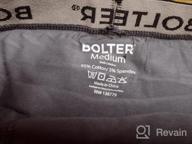 img 1 attached to Bolter Men's 5-Pack Boxer Briefs: Cotton-Spandex Blend with Enhanced Stretchability review by Greg Birchfield