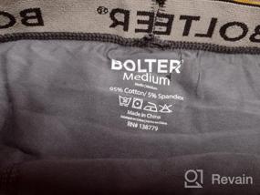 img 7 attached to Bolter Men's 5-Pack Boxer Briefs: Cotton-Spandex Blend with Enhanced Stretchability