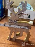 img 1 attached to 7-Inch Rustic Wooden Framed Signs For Christmas And Winter Décor - Merry Christmas And Happy Winter Days Plaques For Tabletop, Shelf, Tiered Tray, And Mantle Decorations review by Chelsea Hayes