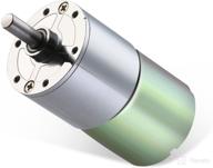 greartisan dc 12v 100rpm gear motor: high torque, electric micro speed reduction, centric output shaft, 37mm diameter gearbox logo