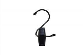 img 4 attached to NAHANCO 610BBH12 4 1/2" Boot Clip Hanger, Black, Black Plastic Clip (Pack Of 12)