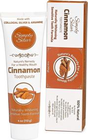 img 4 attached to Simply Silver Cinnamon Toothpaste: Naturally Freshen Your Smile