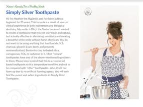 img 3 attached to Simply Silver Cinnamon Toothpaste: Naturally Freshen Your Smile