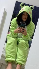 img 4 attached to Frog Kigurumi Sleepsuit Costume Cosplay Onesie Pajamas For Halloween By INewbetter