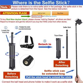 img 3 attached to 📸 Ultra-long Extendable Selfie Stick Tripod Stand with Bluetooth Remote for iPhone 13 12 11 Pro XS MAX X XR 8 7, Samsung Galaxy S22 S21 S20 10 Plus Ultra Note - Aluminum Alloy