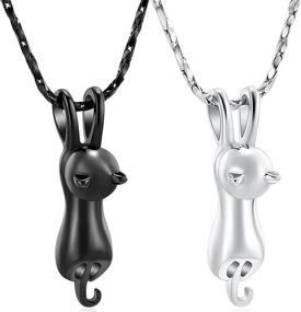 img 4 attached to 🐱 Imrsanl Pet Cremation Jewelry: Elegant Ash Memorial Keepsake Necklace for Cats