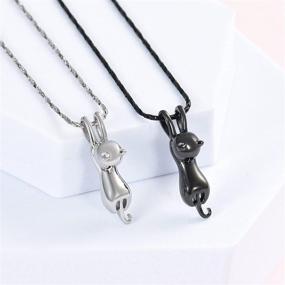 img 3 attached to 🐱 Imrsanl Pet Cremation Jewelry: Elegant Ash Memorial Keepsake Necklace for Cats