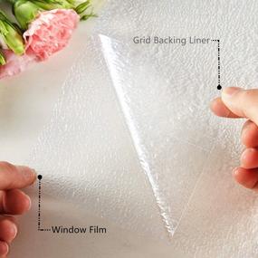 img 2 attached to Улучшите свои окна с помощью оконной пленки VELIMAX Rain Glass - декоративное решение, решение для обеспечения конфиденциальности и контроля тепла (17,7 "X 78,7")