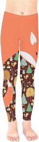 img 3 attached to 🍊 PattyCandy Tomato Orange Winter Leggings: Trendy Girls' Clothing - Leggings for Cold Weather!