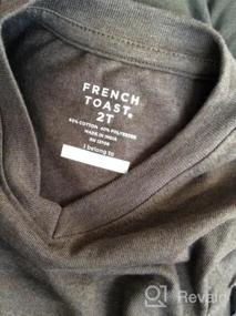 img 2 attached to 👕 Футболка с короткими рукавами с V-образным вырезом для мальчиков от French Toast