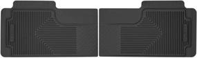 img 4 attached to 🚗 Husky Liners Heavy Duty Floor Mats - Black, Fits 2010-2014 Buick Enclave/Chevrolet Traverse, 1994-2001 Dodge Ram 1500/2500/3500, and more | 2nd/3rd Seat 2 Pcs