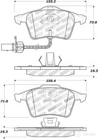 img 2 attached to 🔒 Enhanced Performance Brake Pads - StopTech 309.09152 with Shims and Hardware