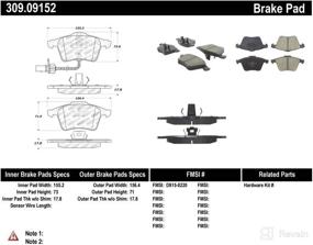 img 3 attached to 🔒 Enhanced Performance Brake Pads - StopTech 309.09152 with Shims and Hardware