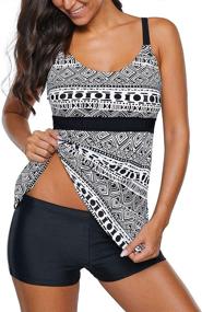 img 2 attached to Century Star Tankinis Beachwear Swimsuits Women's Clothing at Swimsuits & Cover Ups