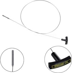 img 4 attached to 🔍 MOCW 3C3Z-6750-AA Engine Oil Dipstick Indicator for 2003-2006 Ford F250-F550 & Excursion Super Duty 6.0L V8 Diesel Powerstroke - Fluid Level Dip Stick OE# 3C3Z6750AA