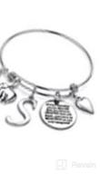 img 1 attached to M MOOHAM Engraved Initial Charm Bracelet for Women Girls - Elephant Llama Pineapple Horse Gifts. Upgrade Your Jewelry Collection with Enchanting Quote Charm Bracelet Gifts. review by Jose Morrison
