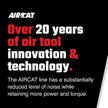 experience unmatched power with aircat 1150 "killer torque" composite impact wrench - 1295 ft-lbs logo