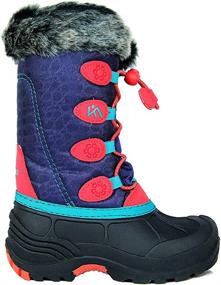 img 3 attached to ICEFACE Winter Boots Toddler Little Boys' Shoes : Boots