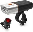 xlentgen rechargeable bike lights with 2900 lumens for safe night riding: front & rear lights for road/mountain bikes, easy installation & waterproof design logo