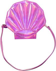 img 1 attached to Felice Mermaid Seashell Cross Body Shoulder Women's Handbags & Wallets - Shoulder Bags