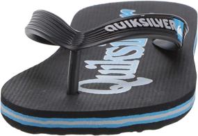 img 3 attached to 👣 Quiksilver Molokai Print Youth Flip Flop Boys' Sandals - Shoes for Optimal Style and Comfort